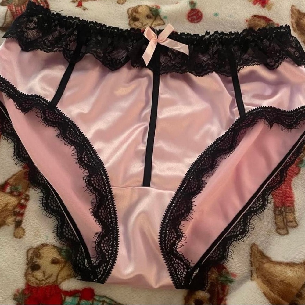 Pink and black SHEIN underwear. Size medium